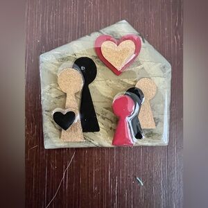 People Pins by Lucinda. Collectible one of a kind hand made pins from 1990s.